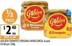 Supabarn Golden crumpets offer