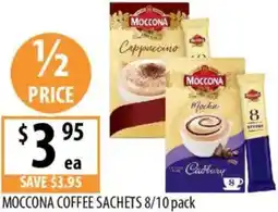 Supabarn Moccona coffee sachets offer