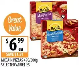 Supabarn Mccain pizzas offer