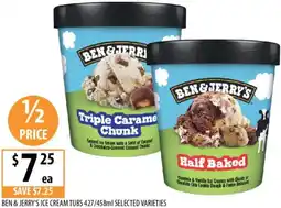 Supabarn Ben & jerry's ice cream tubs offer