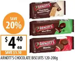 Supabarn Arnott's chocolate biscuits offer