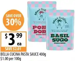 Supabarn Bella cucina pasta sauce offer