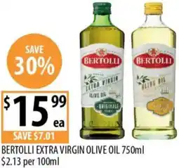 Supabarn Bertolli extra virgin olive oil offer