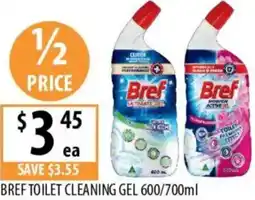 Supabarn Bref toilet cleaning gel offer