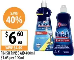 Supabarn Finish rinse aid offer