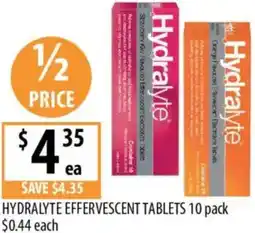 Supabarn Hydralyte effervescent tablets offer