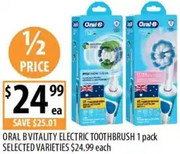 Supabarn Oral b vitality electric toothbrush offer
