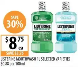 Supabarn Listerine mouthwash offer