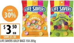 Supabarn Life savers lolly bags offer
