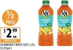 Supabarn V8 immunity boost juice offer