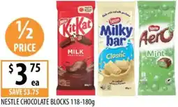 Supabarn Nestle chocolate blocks offer