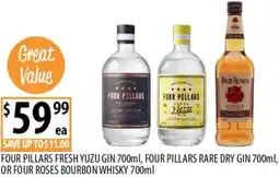 Supabarn Four pillars fresh yuzu gin four pillars rare dry gin offer
