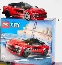 Kmart lego city red sports car offer