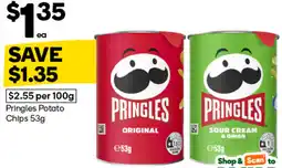 Woolworths Pringles potato chips offer