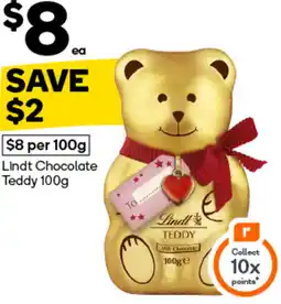 Woolworths Lindt Chocolate Teddy offer