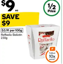 Woolworths Raffaello Ballotin offer