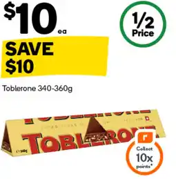 Woolworths Toblerone offer