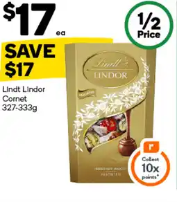 Woolworths Lindt lindor cornet offer
