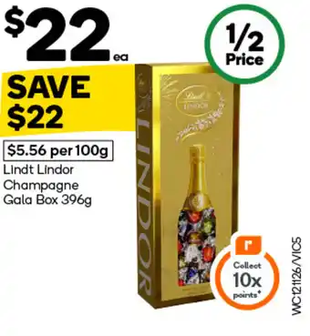 Lindt lindor champagne gala box