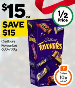 Woolworths Cadbury favourites offer