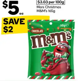Woolworths Mars christmas m&m's offer
