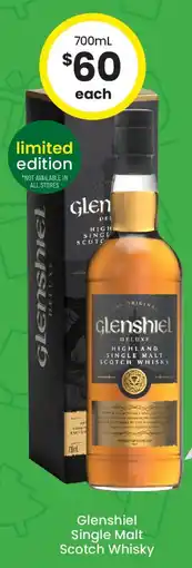 The Bottle O Glenshiel Single Malt Scotch Whisky offer