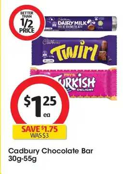 Coles Cadbury Chocolate Bar offer