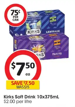 Coles Kirks Soft Drink offer