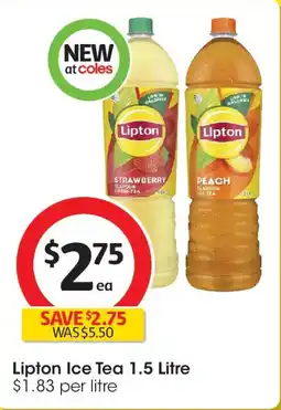 Coles Lipton Ice Tea offer
