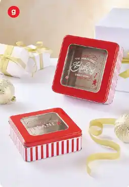 Coles Christmas Tin Set offer