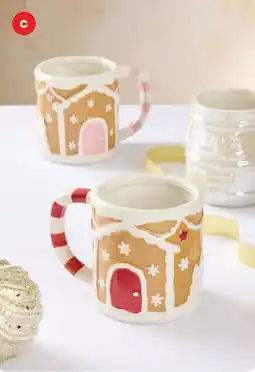 Coles Gingerbread House or Iridescent Mug Assorted designs offer
