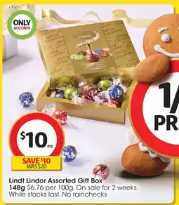 Coles Lindt Lindor Assorted Gift Box offer