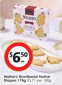 Coles Walker's Shortbread Festive Shapes offer