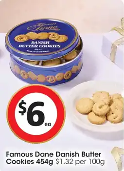 Coles Famous Dane Danish Butter Cookies offer