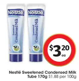 Coles Nestlé Sweetened Condensed Milk Tube offer