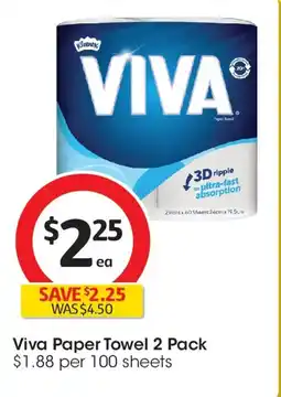 Coles Viva Paper Towel offer