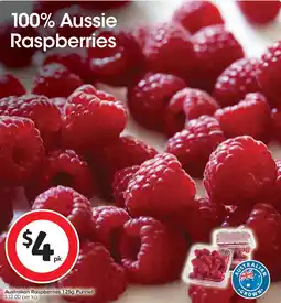 Coles Australian Raspberries Punnet offer
