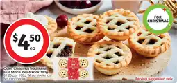 Coles Coles Christmas Traditional Fruit Mince Pies offer