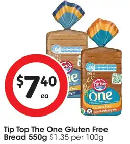 Coles Tip Top The One Gluten Free Bread offer