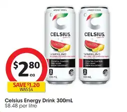 Coles Celsius Energy Drink offer