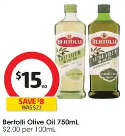 Coles Bertolli Olive Oil offer