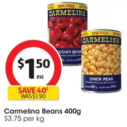 Coles Carmelina Beans offer