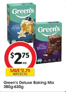 Coles Green's Deluxe Baking Mix offer