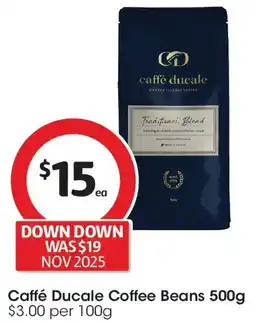 Coles Caffé Ducale Coffee Beans offer