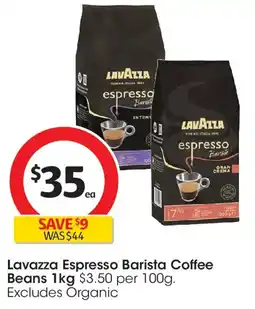 Coles Lavazza Espresso Barista Coffee Beans offer