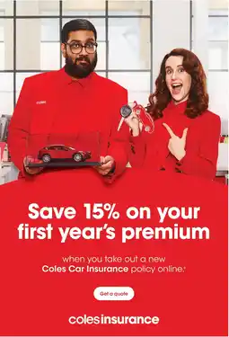 Coles coles insurance offer