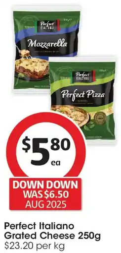 Coles Perfect Italiano Grated Cheese offer