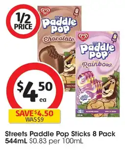 Coles Streets Paddle Pop Sticks offer