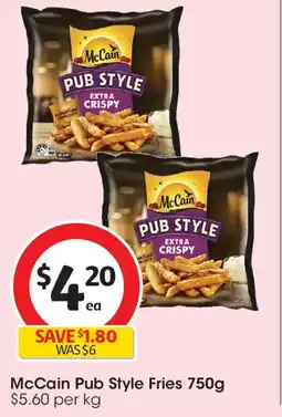Coles McCain Pub Style Fries offer