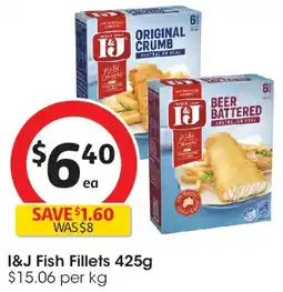 Coles I&J Fish Fillets offer